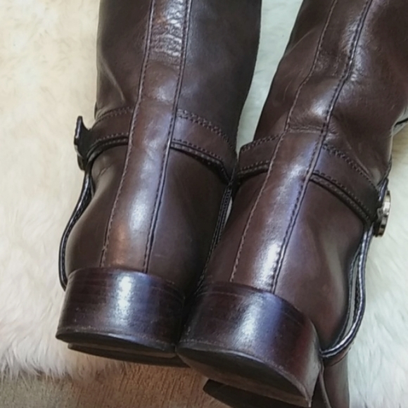 Tory Burch brown leather boots - Picture 8 of 12